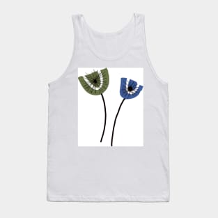 Post modern flowers Tank Top